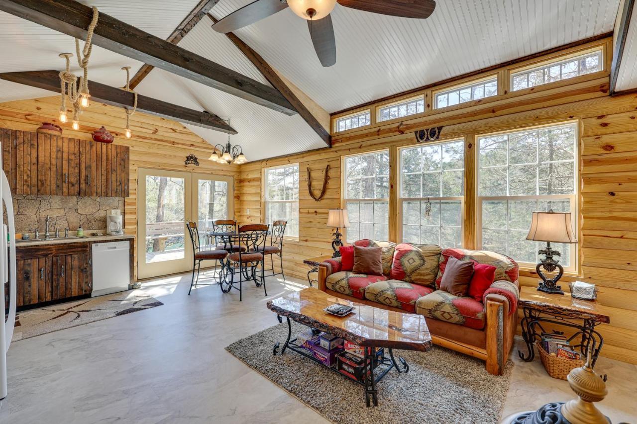 Cliffside Eureka Springs Cabin With Beaver Lake View Eksteriør bilde